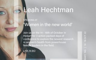 Leah Hechtman at the Women in the New World Symposium