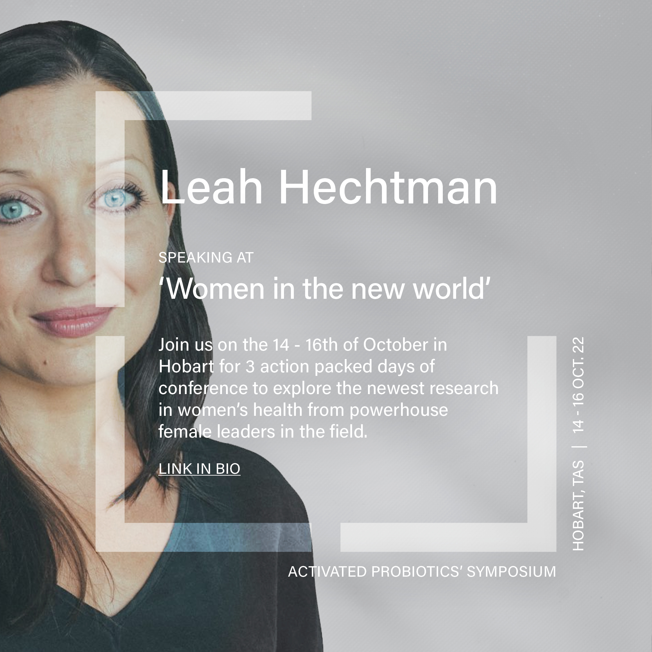 Leah Hechtman at the Women in the New World Symposium